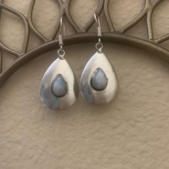 Moonstone Earrings - Picture 3 of 4